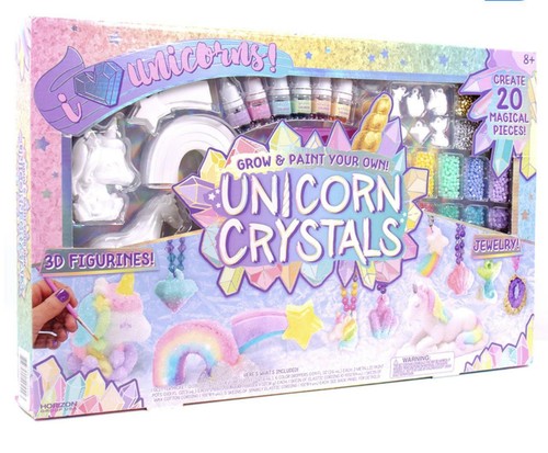 Unicorn crystals set with - set, 4