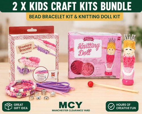 Kids craft kit bundle knitting - kids,