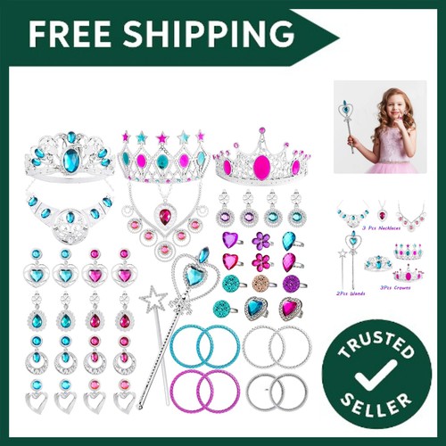 46pcs princess pretend jewelry - princess,